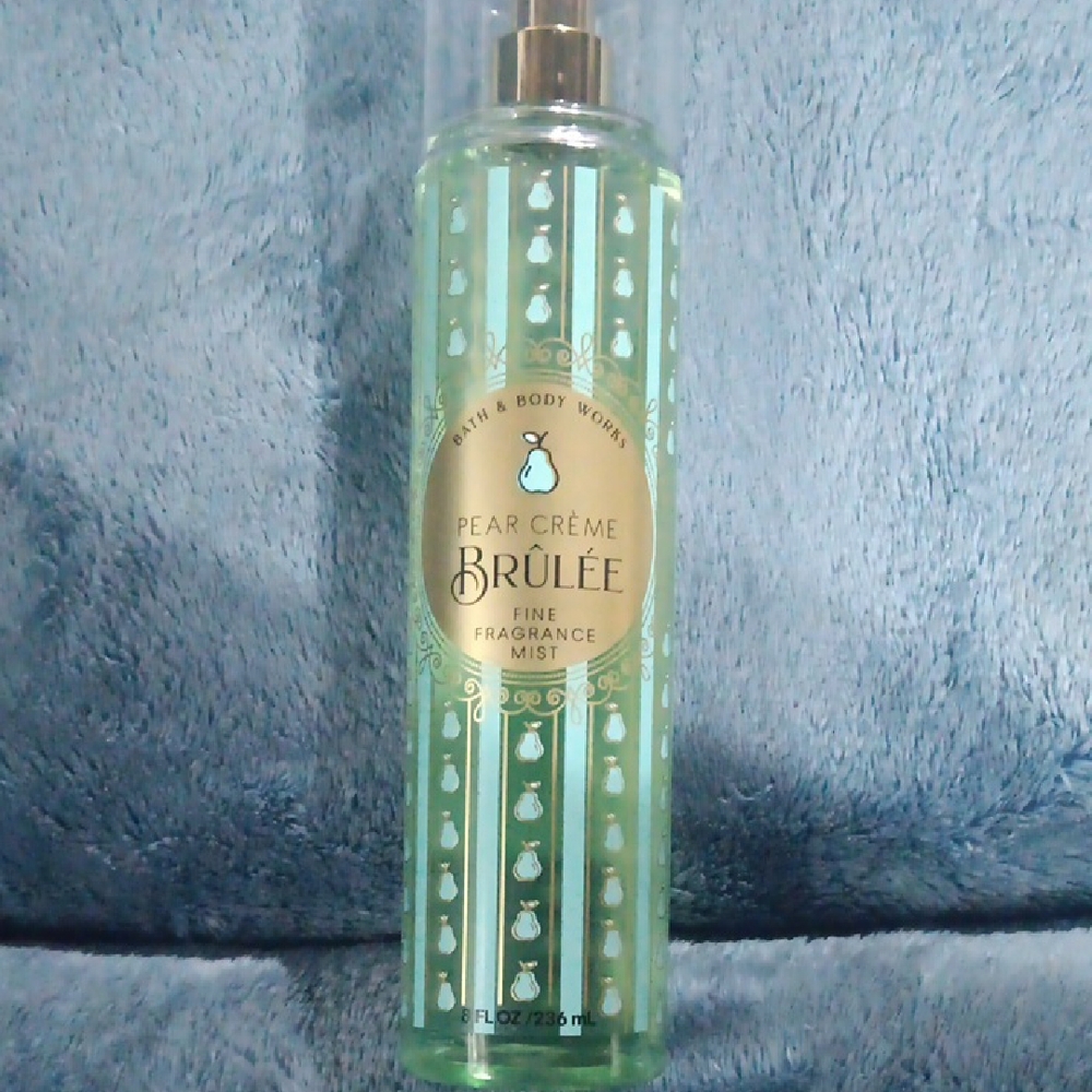 Bath & Body Works Pear Crème Brûlée Fragrance Mist - Green